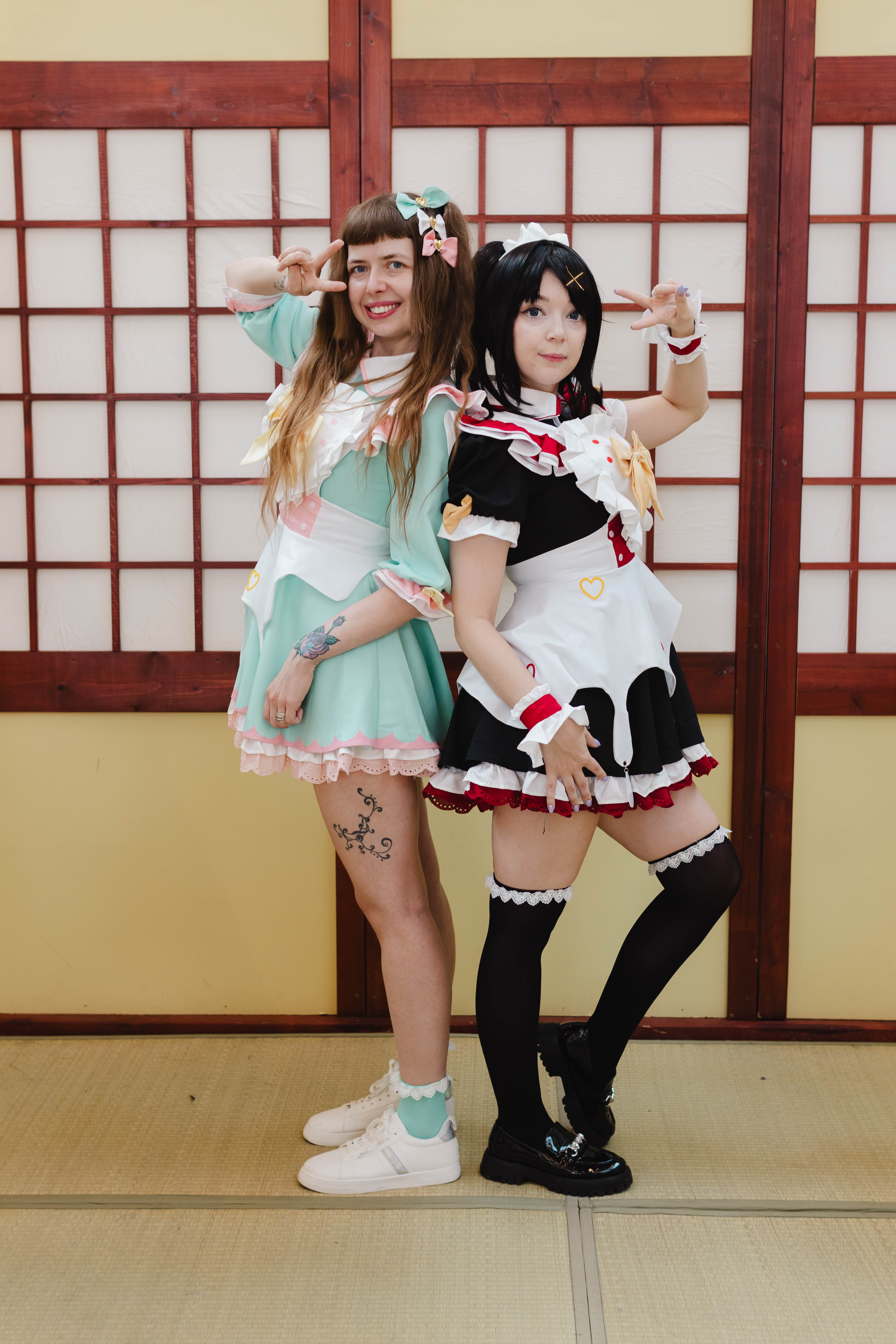 DeviCat & JessickaZombie NSO Cafe Maid Cosplay • 2024